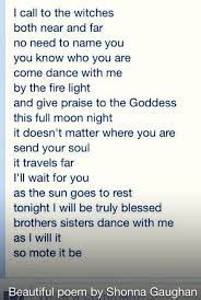 Witches Poem Witch Pagan Witch Wicca