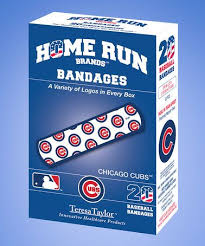 Chicago Cubs Home Run Bandage Box Set Of Six Chicago Cubs Cubs Baseball Chicago Cubs Fans