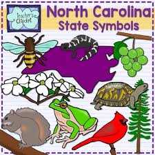 Founded in 1887 and part of the university of north carolina system, it is the largest university in the carolinas. North Carolina State Symbols Clipart By Teacher S Clipart Tpt