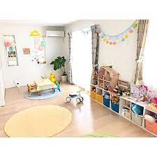 壁 天井 子供部屋は楽しく ４歳 カラフル こどもと暮らす などのインテリア実例 2016 10 21 12 06 33 roomclip ルームクリップ キッズスペース 赤ちゃんスペース インテリア 実例