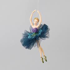 Blue Ballerina Ornament Ballerina Ornaments Ornaments Ballerina Doll