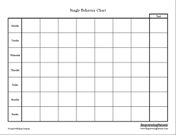 Correct Bad Behavior Customizable Behavior Charts Chore