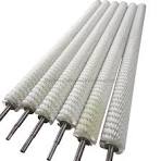 Industrial Cleaning Cylindrical Spiral Nylon Bristle Roller ...