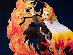 This technique replicates these movements but with a sword, its known forms involve extremely powerful single strokes and movements that are so intense they burn opponents. Demon Slayer Kimetsu No Yaiba Figuartszero Kyojuro Rengoku Flame Breathing Ver