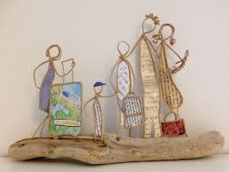 Week End En Famille Figurines En Ficelle Et Papier Artisanat De Jute Art Du Fil Craft