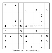 Play sudoku 247 game online. Live Sudoku Easy Sudoku 261788 Free Printable Puzzles Sudoku Sudoku Puzzles