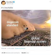Yup — elon musk (@elonmusk) february 15, 2021 why it matters: Elon Musk Sees Dogecoin Standard Future Doge Price Rises 14