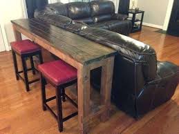 Homcom 42 h rustic industrial metal elm wood top bar height standing pub table. Pin By Luis Bustos Silva On Living Room Diy Pub Table And Chairs Table Behind Couch Kitchen Bar Table