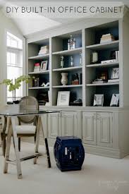 Diy Built In Office Cabinet Classy Glam Living Office Built Ins Home Office Cabinets Home Office Decor
