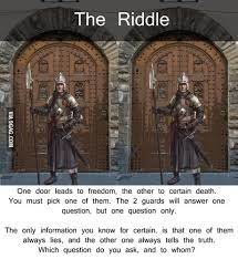 I Ve Seen Variants Of This Riddle This Is The Version I Learned When I Was A Kid Riddles Dungeons And Dragons Homebrew Dnd Stories