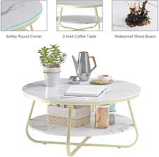 Despite the rustic charm of these coffee tables, they suit contemporary interiors just as 2) rustic natural coffee table with storage shelf. Elephance Round Coffee Table With Storage 35 8 Inch Rustic Wood Coffee Table With Strong Metal Frame