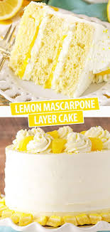 Lemon Mascarpone Layer Cake Must Try Lemon Cake Recipe In 2020 Lemon Cake Recipe Moist Lemon Cake Best Cake Recipes