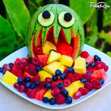 Monster Fruit Tray Healthy Halloween Food Healthy Halloween Treats Healthy Halloween