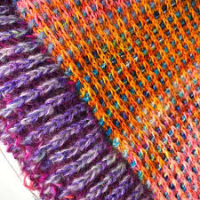 How to pick up stitches in knitting to make a border. Penguono Knitting Experience Muffinchanel