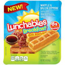 Is available in 7 stores. Oscar Mayer Lunchables Breakfast With Bacon Waffle Bacon Dippers Bacon Dippers Bacon Pancake Dippers Grocery Foods