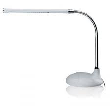 Image Of Daylight Flexible Led Manicure Table Lamp White Chrome Manicure Table White Table Lamp Lamp