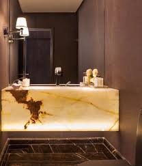 29 Refined Onyx Decor Ideas For Any Interiors Digsdigs Powder Room Design Beautiful Bathrooms Architecture Bathroom
