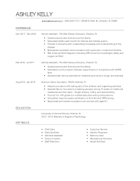 Customize this resume with ease using our seamless online resume builder. Activity Assistant Resume Examples And Tips Zippia