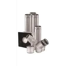 DuraVent 4UHK-KVNT Vent Pipe Kit 4" D Aluminum/Galvanized ...