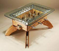 Product title barrington 42 furniture foosball soccer coffee table, brown average rating: Offside Football Coffee Table Uncrate Foosball Table Coffee Table Foosball