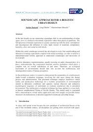Contoh huraian kaedah kajian sejarah pt3. Pdf Soundscape Approach For A Holistic Urban Design