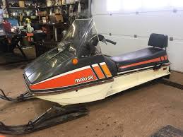 Image result for Orange 1973 Snowmobile