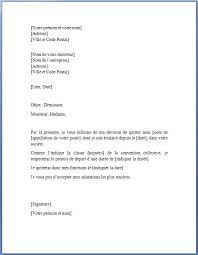 Démission sans préavis en cdi. Exemple Lettre De Demission Sans Preavis Les Lettres Types