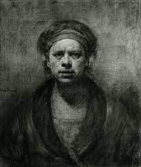 Odd Nerdrum Self Portrait 1983 Charcoal On Paper 31 X 26 Inches Charcoal Self Portrait Drawing Portrait Y Drawings