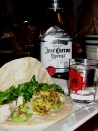 Combine tequila, 1 tbsp cumin, 2 tsp garlic, juice of 1 lime, and salt and pepper to taste. Week 5 Alcohol Tequila Lime Fish Tacos And Guacamole A Bite A Week