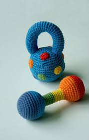 4.4 out of 5 stars 24. Crocheted Dumbbell Toy And Fitness Weight In Rainbow Etsy Crochet Baby Gifts Crochet Baby Toys Boy Crochet Patterns