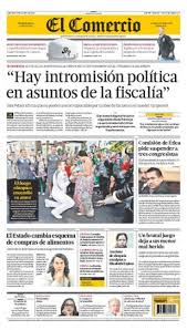 El comercio is a newspaper in peru with an average circulation of 100,000 copies per day. Noticias De Hoy El Comercio Peru Noticias Comercio