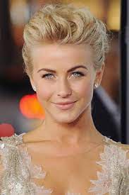 The Best Celebrity Eyebrows Short Hair Updo Short Wedding Hair Short Bridal Hair