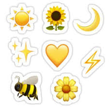  Yellow Emoji Sticker Pack Sticker By Emileeannew Seni Buku Buku Mewarnai Kreatif