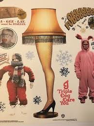 This allows them to be easily removable and reusable, giving you the ability to apply and remove your graphic whenever you need to. A Christmas Story Window Cling Sheet W 17 Pieces Leg Lamp And Many More New Ebay Window Clings A Christmas Story Leg Lamp