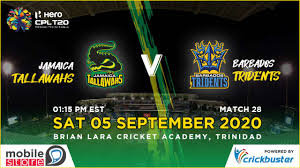 The cpl t20 2021 cricket league starts from august 26 to september 15, 2021. Cpl 2020 Live When And Where To Watch Jamaica Tallawahs Vs Barbados Tridents