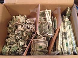 What do old ladies like for christmas?!? So My Grandmother Folded Up 100 Ones For Christmas My Reply Do You Know How Hard Its Going To Be To Get These Into The Atm Imgur