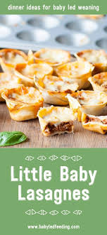 Little Baby Lasagne With Egg And Dairy Free Option Recipe Baby Food Recipes Food Weaning Foods