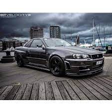 Nissan Gtr Rate This Awesome Blacked Out R34 From 1-10