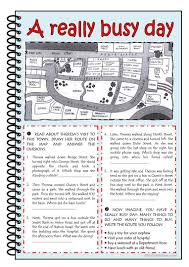 A Really Busy Day Worksheet Free Esl Printable Worksheets Made By Teachers English Reading English Activities English Lessons