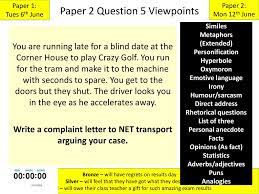 A thesis is not a list. Paper 1 Tues 6th June Fill In The Gaps 24 Paper 2 Mon 12th June Ppt Download