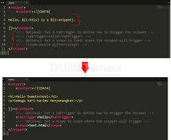 For example, if you see the following code in one source file (example in ruby) Cara Membuat Snippets Html Sublime Text 3 Kursus Website Terbaik