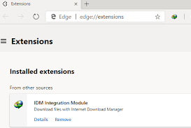 Install idm integration module extension for edge from windows store. How To Install Idm Extension In Chromium Based Microsoft Edge Canary Dev
