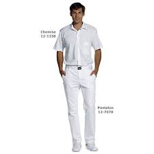 À l'inverse, vous semblerez plus. Pantalon Blanc Homme Satin De Coton Peut Bouillir A 95 C Sans Pinces