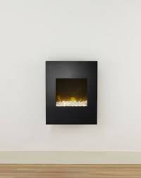 Amazon.com: Adam Alexis Wall Mounted Electric Fire in Black Glass : Home &  Kitchen