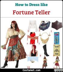 Fill the inside with fortunes that your friends can pick so you. Fortune Teller Costume For Cosplay Halloween