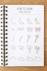 How To Draw Magic Doodles Tutorial On A White Paper Mockup Free Image By Rawpixel Com Nunny Magic Doodle Doodles Paper Texture Background Design