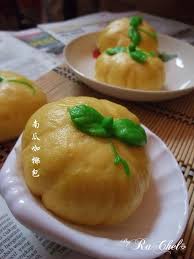 pumpkin curry coconut steamed buns bao 简单の生活 南瓜咖椰包 pumpkin curry steamed buns food