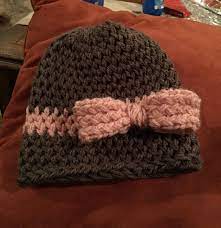 Loom Knit Bow Hat Free Pattern This Hat Will Fit Ages 2 5 I Used A 36 Peg Loom Crochet Cast On But Y Loom Knitting Patterns Loom Knitting Projects Peg Loom