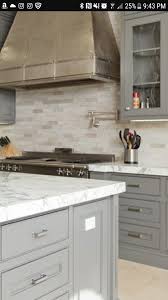Light Gray With Travertine Backsplash Travertine Backsplash Luxury Kitchens Popular Kitchens
