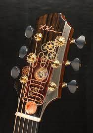 Kathy Wingert Steam Punk Cocobolo Model E 2013 The Guitar Has A European Spruce Top Guitar Inlay Custom Acoustic Guitars Guitar Design